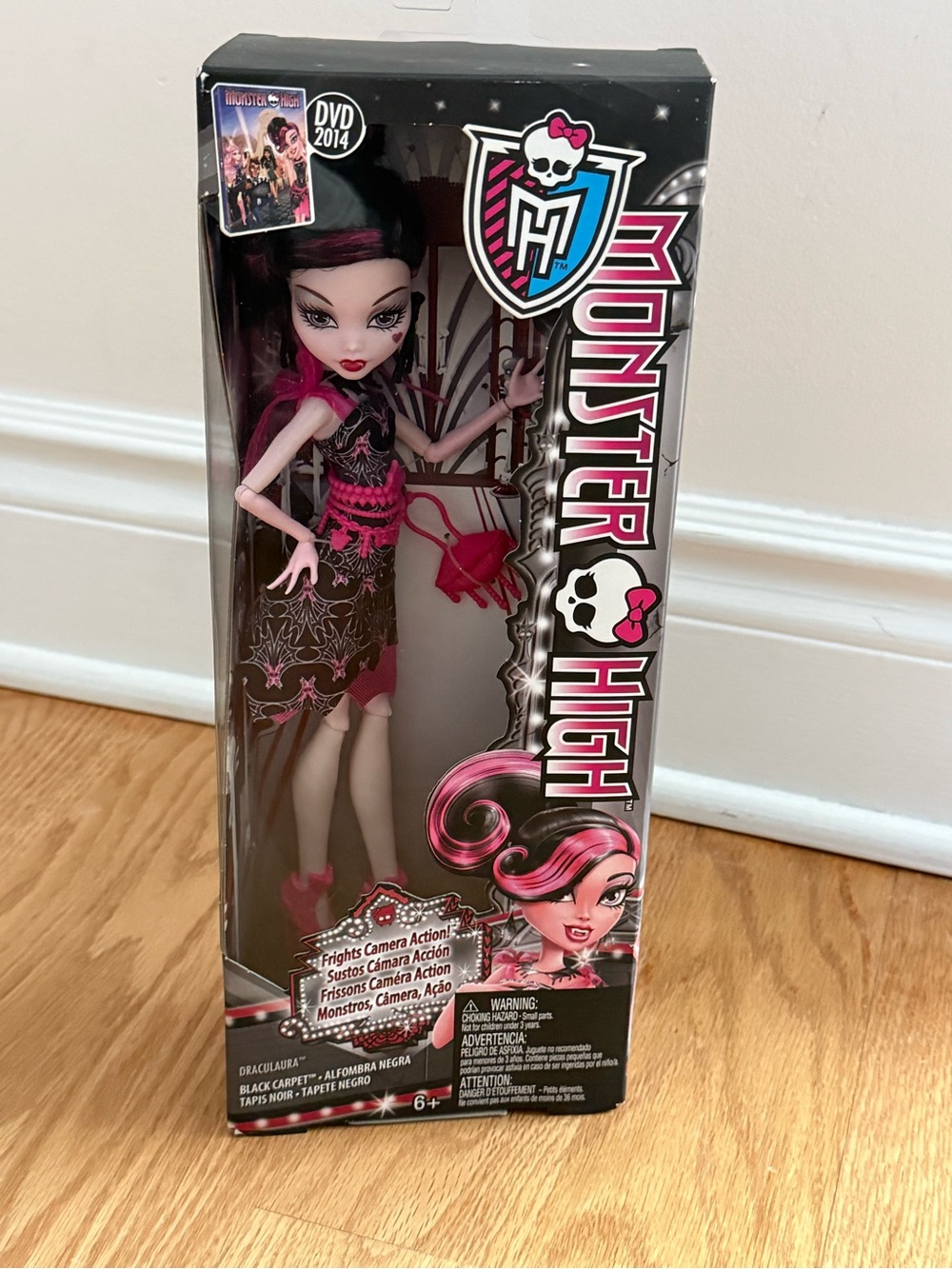 Nwt Mattel Monster High Frights Camera Action Draculaura Doll RARE HTF